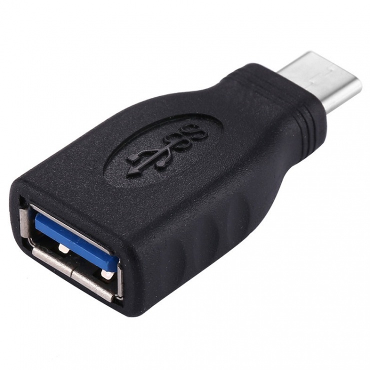Adaptor USB-C 3.1 la USB-A OTG T-M Negru, kur31-11 conectica.ro